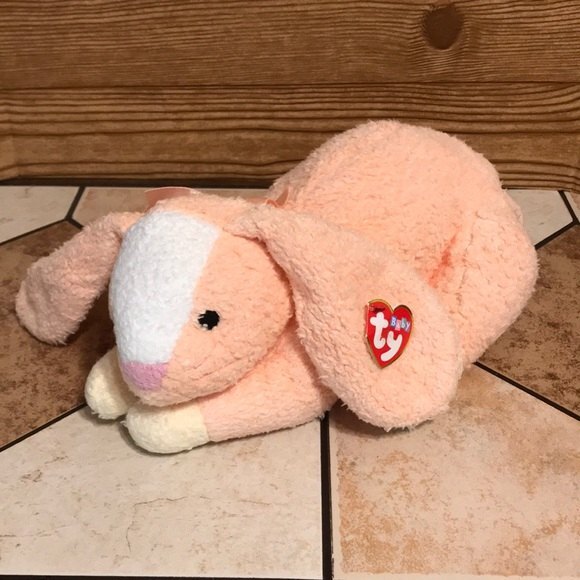 Ty rattles vintage honey bunny baby rabbit plush pillow pal - Picture 1 of 8